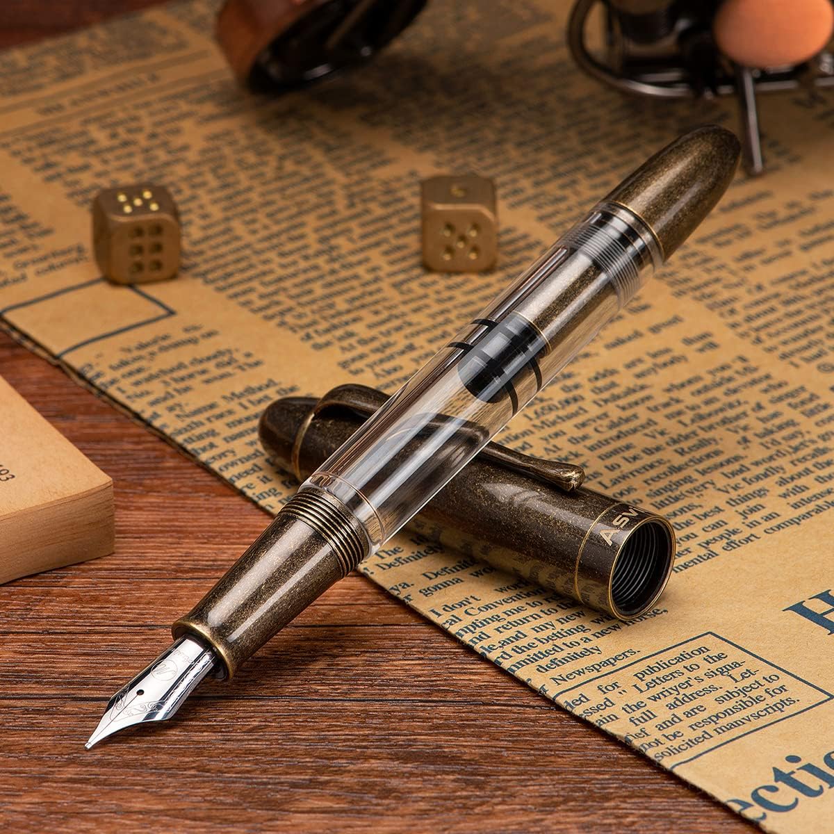 P30 Piston Fountain Pen Fine Nib