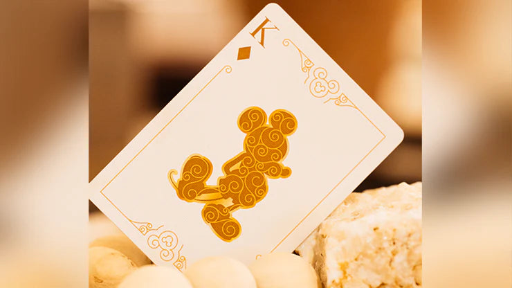 Disney Mickey Mouse Inspired Black and Gold Playing Cards