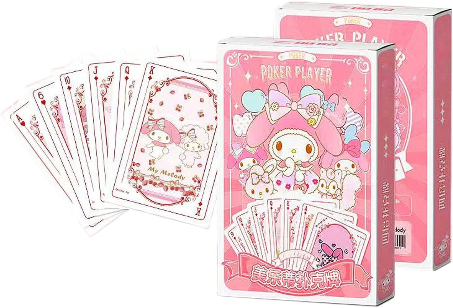 Anime Playing Cards for Card Games Poker Cards Cute Cartoons Deck of Cards Table Game Cards, 54 Pcs