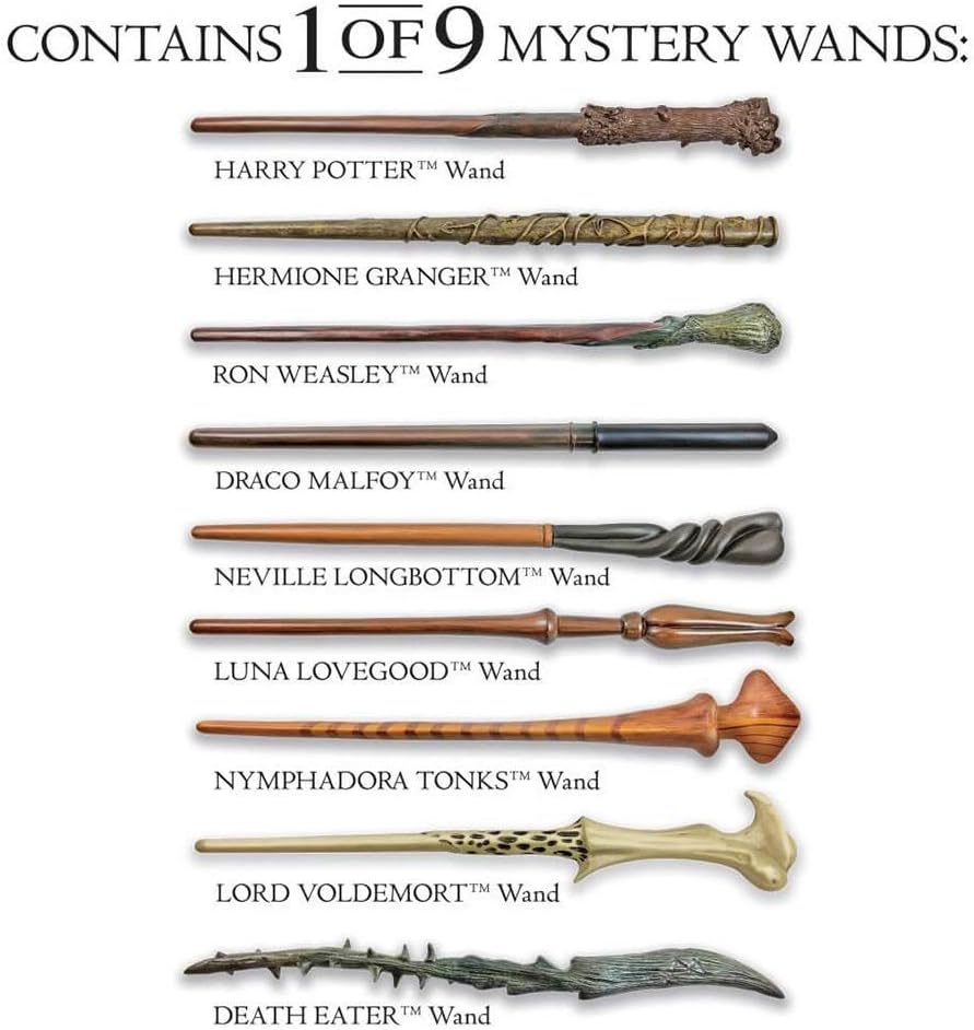 Harry Potter Mystery Wand - Contains 1 of 9 - Collectible Wands