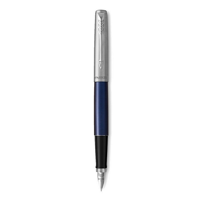 Parker Jotter Fountain Pen | Royal Blue | Medium Nib & Blue Ink