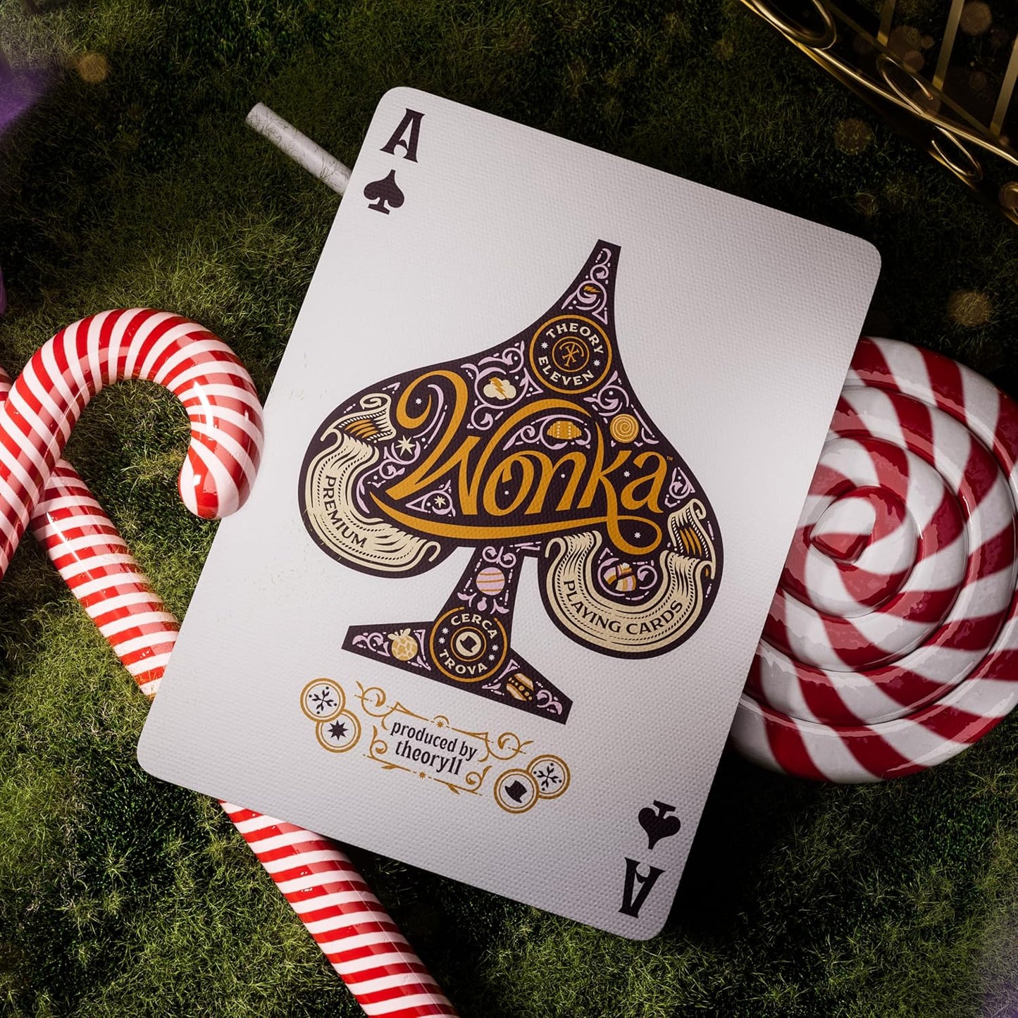 Wonka playing cards, Poker Size Standard Index, Luxury Playing Cards