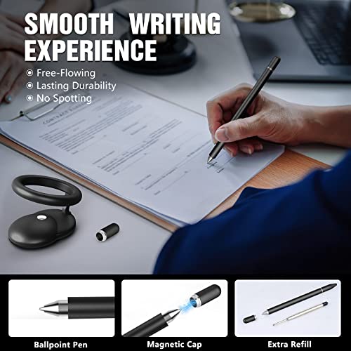 PrestigeQuill Exclusive Desk Gadgets: Unique Birthday Gifts, Cool Office Accessories for Men and Women, Executive Space Pen Set with Stylus for Desk Decor