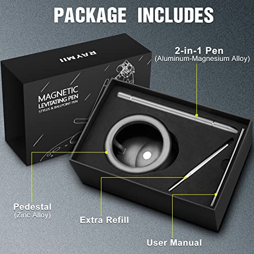 PrestigeQuill Exclusive Desk Gadgets: Unique Birthday Gifts, Cool Office Accessories for Men and Women, Executive Space Pen Set with Stylus for Desk Decor