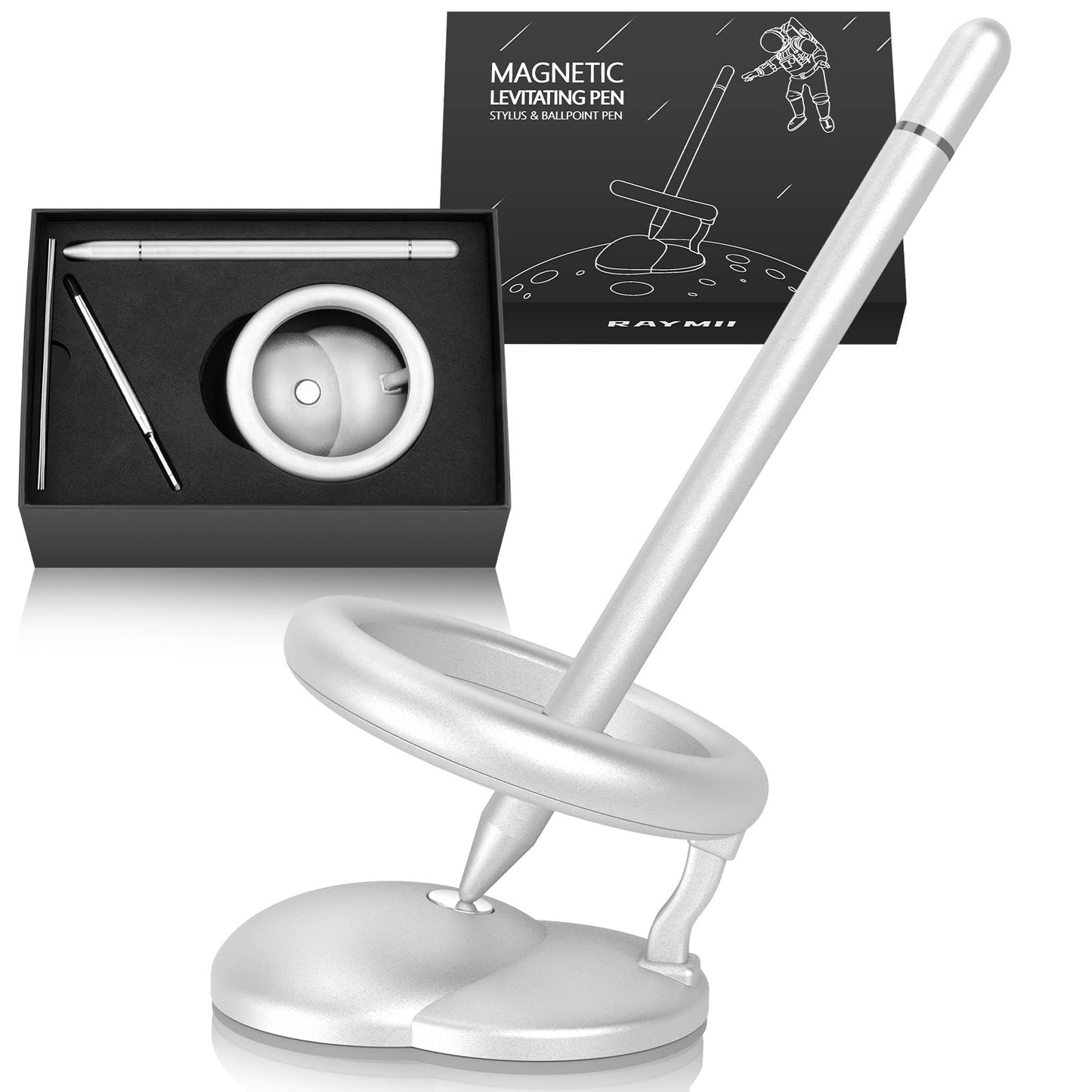 PrestigeQuill Exclusive Desk Gadgets: Unique Birthday Gifts, Cool Office Accessories for Men and Women, Executive Space Pen Set with Stylus for Desk Decor