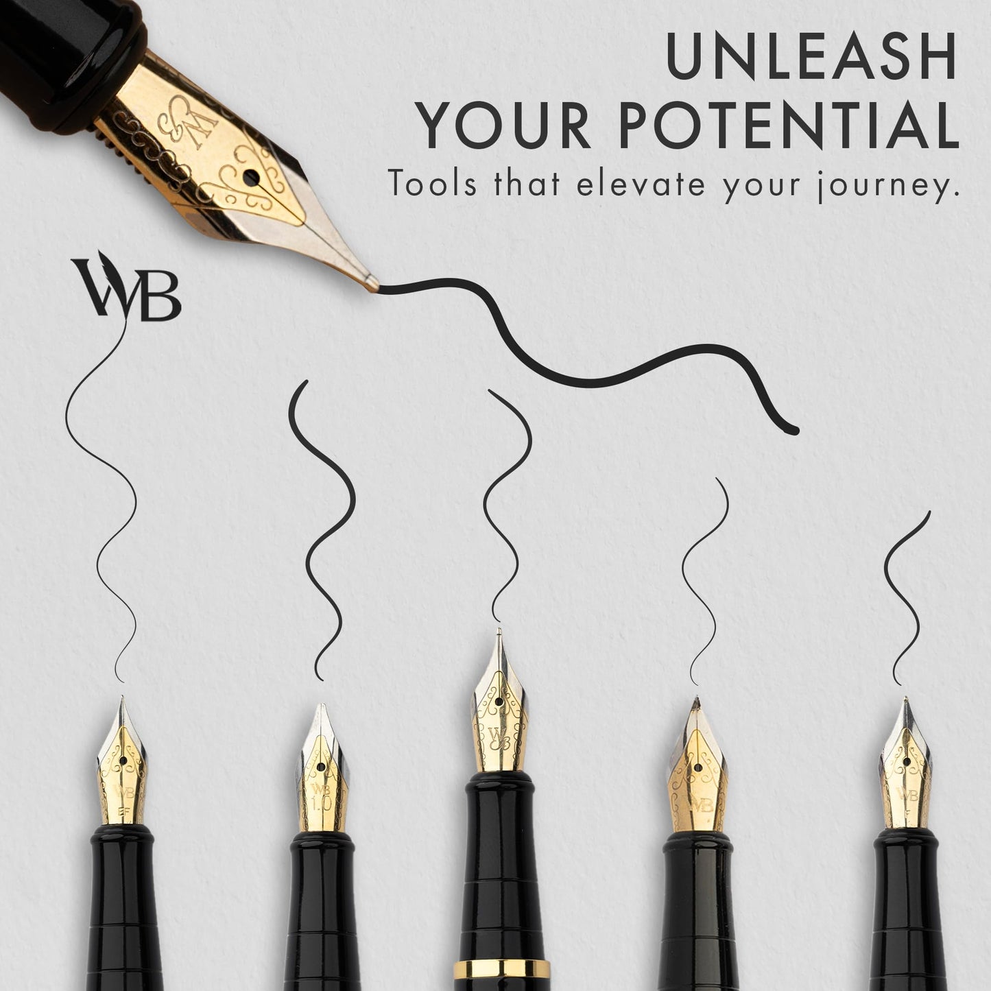 Wordsworth & Black Fountain Pen Gift Set - Smooth Writing Pens for Journaling & Calligraphy